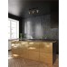 9236388 Плафонска светилка SIANNA 3xE27 Smoke Glass & Brass gold Metal Nova Luce